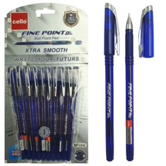 Ручка масляна "Cello" /CL-389-10/ "Fine Point"  0,7мм синя 10 шт в блістері (10/100)