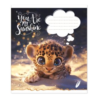 Зошит уч. "Пір'ячко" 12арк.# /ТВ-307/  №0354 Пухнастi мрiйники офсетний папір 50-53 г/м2 (25/600)