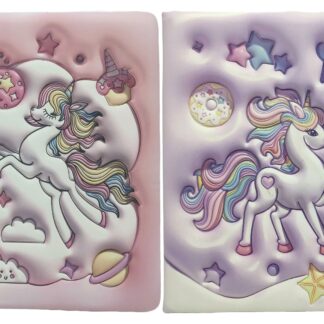 Блокнот А5/80арк. /32605-LT/ обкладинка-3D "Єдиноріг" # мікс (1/60)