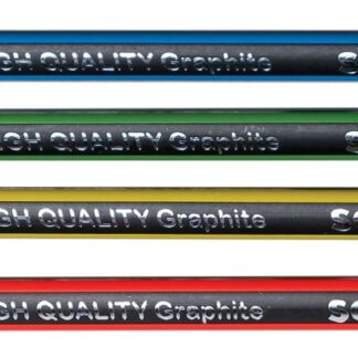 Олівець графітний "SCHOLZ" /126/ НВ,з гумкою, трикут.,чорно- неон.(уп.72шт.в тубі) кол.в асорт. (72/144/1728)