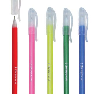 Ручка масляна "1 Вересня" 411081 "D*Fine" cиня кол.корпус (30/600)