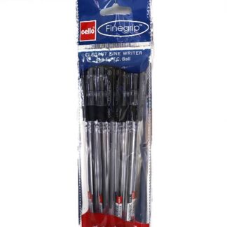 Ручка кулькова/масляна  CELLO "Finegrip" 0,7мм, ЧОРНА (5/250/2500)
