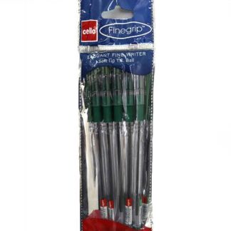 Ручка кулькова/масляна  CELLO "Finegrip" 0,7мм, ЗЕЛЕНА (5/250/2500)