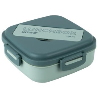 Ланчбокс "Kite" /K23-186-1/ 1100 мл, з розділювачем, з наповненням, зелений (1/24/48)