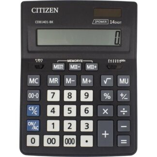 Калькулятор "Brilliant" /CDB1401-BK/ настол., 14-розр, 2пам, 205*155*35мм