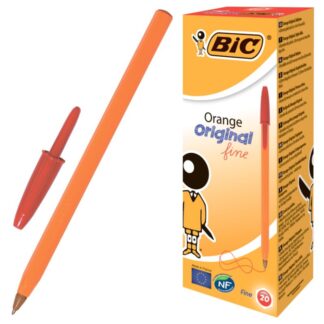 Ручка кулькова "BIC" Orange зі штрих-кодом /8099241/ червона (20/100/1000)