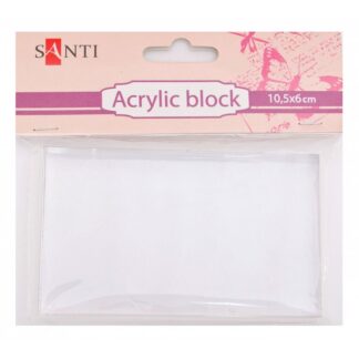 Блок акриловий "Santi" /952596/ 10,5*6 см (1/4/96)