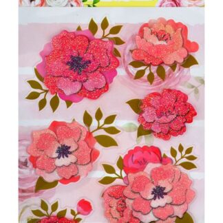 Набір декоратівних 3D стікерів "Santi" /741296/ "Квіти 1". 100 * 150 мм (1/48/288)