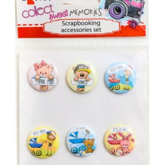 Набір скрап-фішки "Santi" /740902/ №3 (1/25/150)