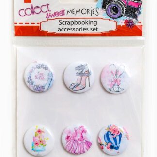 Набір скрап-фішки "Santi" /740908/ №6 (1/25/150)