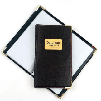 Візитниця /АВ-320/ "Datamate" 300 віз.шкір зам 19,5*11,5см. мет. кутки (1/12)