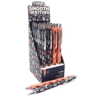 Ручка масляна автомат "Vinson" /K37/ "Trendy" 0,7мм, синя (24/2160)