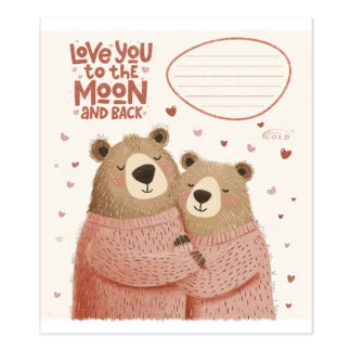 Зошит уч. "Gold Brisk" 12арк.// /ТВ-47/ №3511 Нiжнiсть, 60г/м2, УФ-лак (25/500)