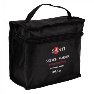 Набір скетч маркерів "Santi" /390779/ 60 кол. спиртові, у сумці (1/10)