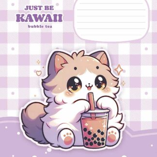 Зошит уч. "Школярик" 12арк.# /3480K/ "Just be kawaii" глітер (дівчинка) (30/300)