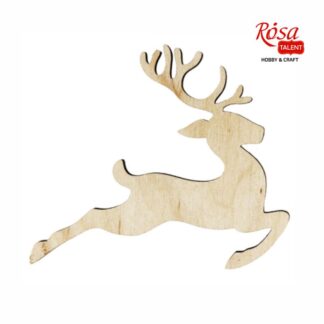 Заготовка "Rosa Talent" "Олень лісовий" /103/ 4шт, фанера,11*10см
