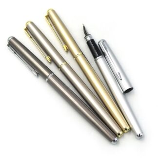 Ручка перо "Baixin" /FP978-1-2-7/ синя, мікс (12)