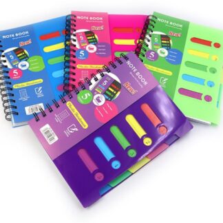 Блокнот А5/120арк "JO" /DSCN0742/ на спіралі "ABCD" # з розділювачем