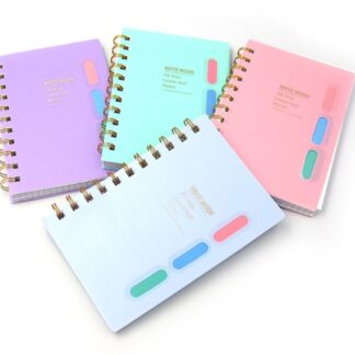 Блокнот А6/100арк "JO" /DSCN0744/ на спіралі "Idea" # з розділювачем