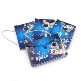 Блокнот 19,1*13,2см "JO" /DSCN0591/ на спіралі "Space" мікс (1/40)