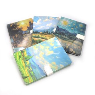 Блокнот А5/80арк "JO" /DSCN0726/ на кнопці "Nature"  мікс (1/12)