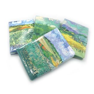 Блокнот 18*12,5см/112арк "JO" /DSCN9909/ на кнопці "Ван Гог"   мікс