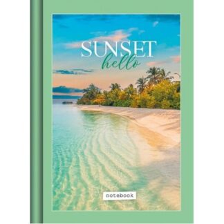 Блокнот А6/176арк. "Рюкзачок" /ТП-10/ «SUNSET», тв. лам.обкл., # 60г/м2, мікс (1/10)