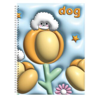 Блокнот А6/72 арк "Рюкзачок" /ППТ-1/ серія «3 D», # спіраль збоку, тв. обкл., 60 г/м2, мікс (1/20)