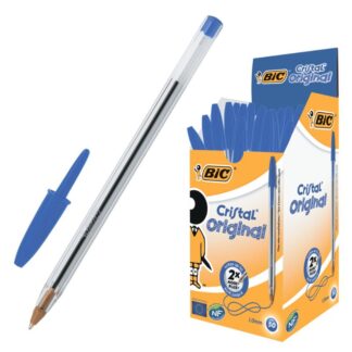 Ручка кулькова "BIC" Cristal /8373609/ синя (50/1000)
