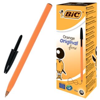 Ручка кулькова "BIC" Orange /1199110114/ чорна (20/100/1000)