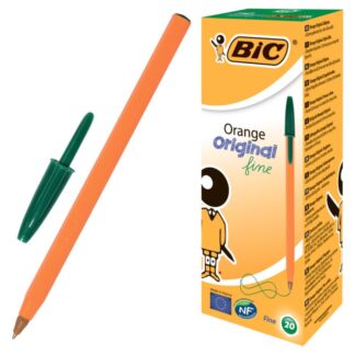 Ручка кулькова "BIC" Orange /1199110113/ зелена (20/100/1000)