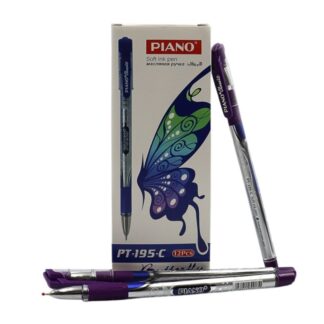 Ручка масляна "PIANO" /РТ-195_12_vio/ "Classic" фіолетова (12/144)