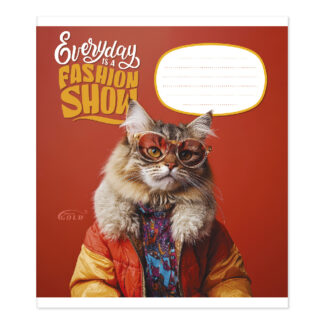 Зошит уч. "Gold Brisk" 24арк.# /ТВ-49/ №3526 "Модний лук", 60г/м2, УФ-лак (20/400)