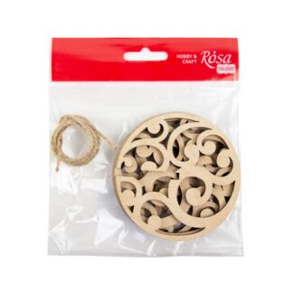 Заготовка "Rosa Talent" "Куля 3Д" /210/ 2шт, фанера, 8*8см