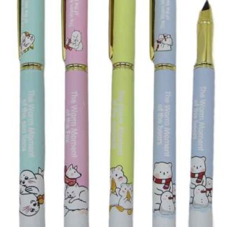 Ручка чорнильна /1668/ "Кіт" закрите перо, капсула, поршень (20/600)