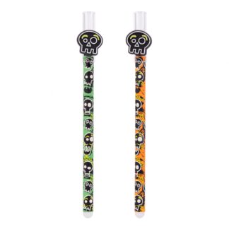 Ручка "Пиши-стирай" "YES" /412087/ "Electro Skull" 0,5мм, синя (36/1296)