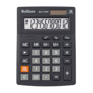 Калькулятор "Brilliant" /BS-212NR/ настол.12-разр,1 пам.100*125