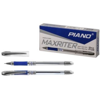 Ручка кулькова/масляна "PIANO" PT-338 "Maxriter" Синя (12/144)