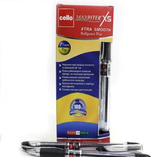 Ручка кулькова/масляна CELLO "Maxriter XS" 0,7мм, ЧОРНА (12/120/1200)