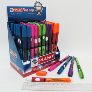 Ручка масляна "PIANO" PТ-251R синя, ТРИКУТНА (50)