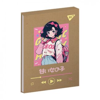 Блокнот В6/80 # склейка "YES" /151999/ "Anime" білила, крафт (3/105)