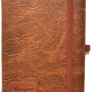 Блокнот на гумці "Bourgeois" А5/120 шкірзам Тв.обкл. /N9709/ вн.бл.70г, # (1/30)