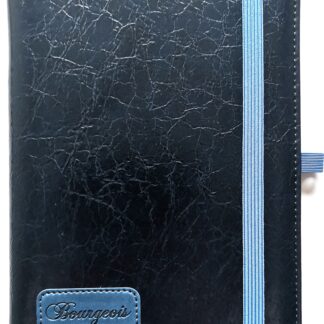 Блокнот на гумці "Bourgeois" А5/120 шкірзам Тв.обкл. /N9711/ вн.бл.70г, # (1/30)