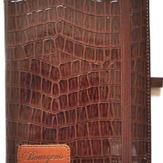 Блокнот на гумці "Bourgeois" А5/120 шкірзам Тв.обкл. /N9712/ вн.бл.70г, # (1/30)