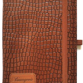 Блокнот на гумці "Bourgeois" А5/120 шкірзам Тв.обкл. /N9716/ вн.бл.70г, # (1/30)