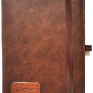 Блокнот на гумці "Bourgeois" А5/160 шкірзам Тв.обкл. /N9718/ вн.бл.70г, # (1/30)