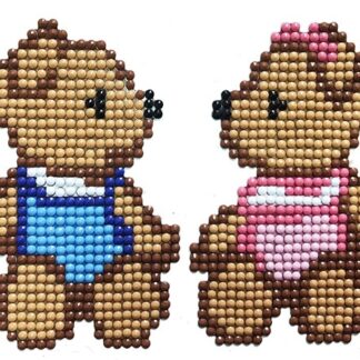 Набір для творчості зі стразами (наліпка) "Go to art" /188777/ "Друзі Ведмедики" 11*15 см (1/5)