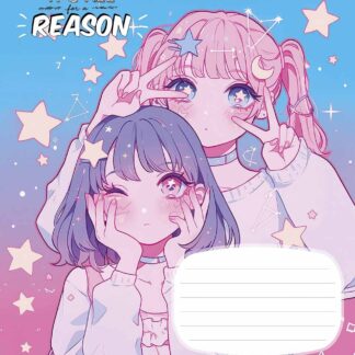 Зошит уч. "Школярик" 24арк.== /3502L/ "Soulmates" глітер (дівчинка) (25/200)