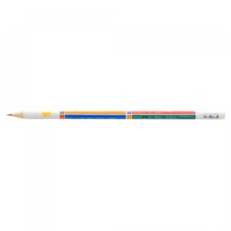 Олівець пр."1В"/280474/ "Одиниці виміру" HB з гум. 36шт./туба (заточ) (36/360/2160)