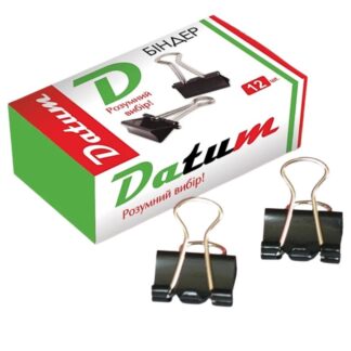 Біндер "Datum" №15 мм /300091/ D1115 (12/144/4320)